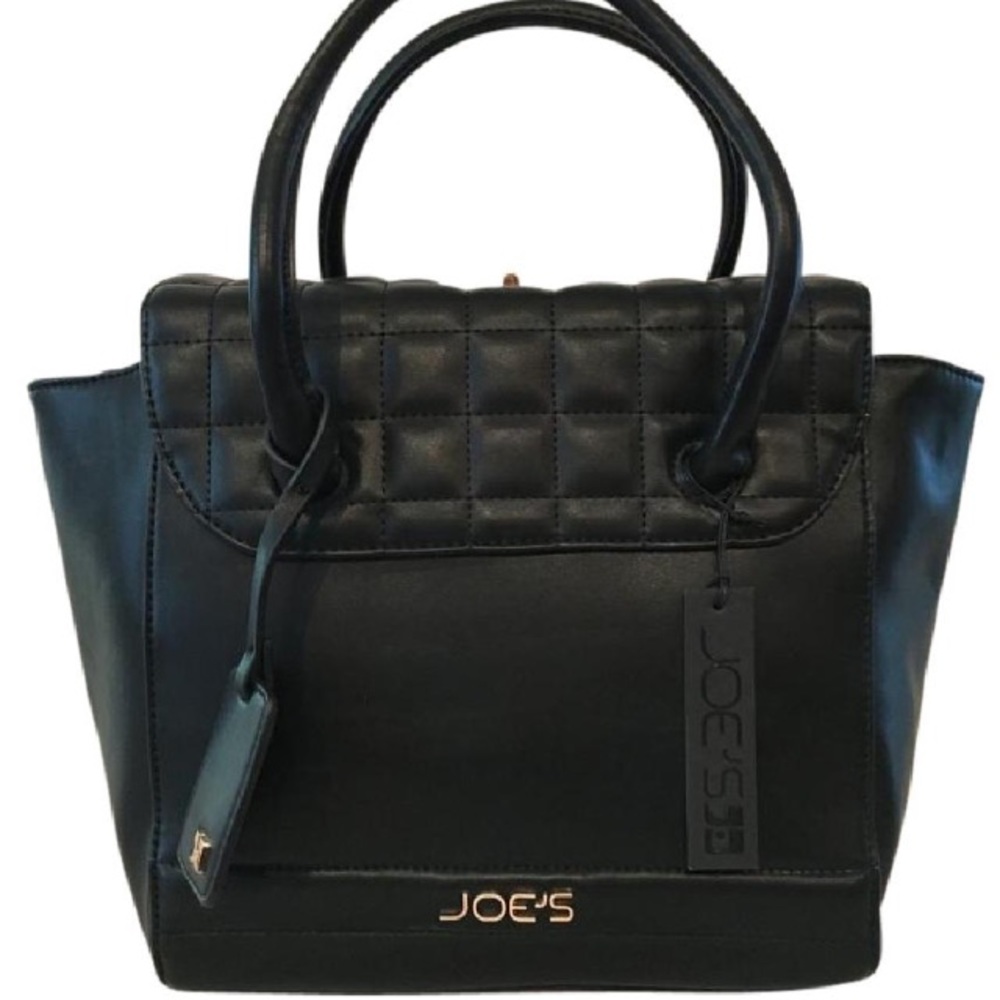 Joe's Jeans Superior Tote Handbag Purse - Black